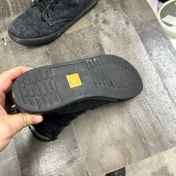 Dr. Martens Womens Sheridan Printed Animal Print HighTop Lace Up Canvas Boots 9 - Picture 12 of 16